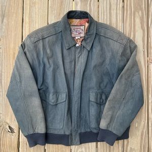 Vintage 90s Leather jacket size L/XL